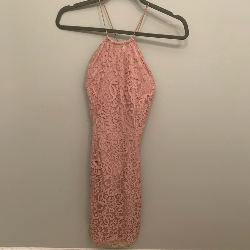 Blush Lace Dress